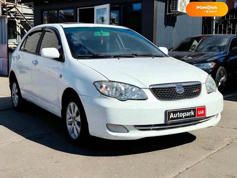 BYD F3R, 2012, Газ пропан-бутан / Бензин, 1.5 л., 136 тыс. км, Хетчбек, Белый, Харьков 117729 фото