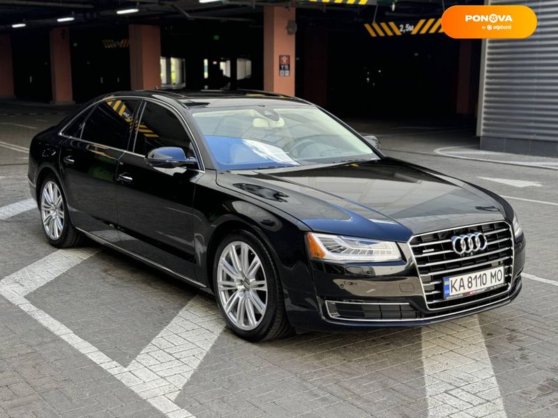 Audi A8, 2014, Бензин, 3 л., 143 тыс. км, Седан, Чорный, Киев 103803 фото