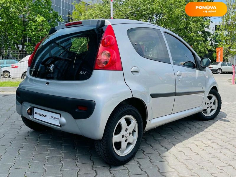 Peugeot 107, 2011, Бензин, 1 л., 121 тис. км, Хетчбек, Сірий, Одеса 42577 фото