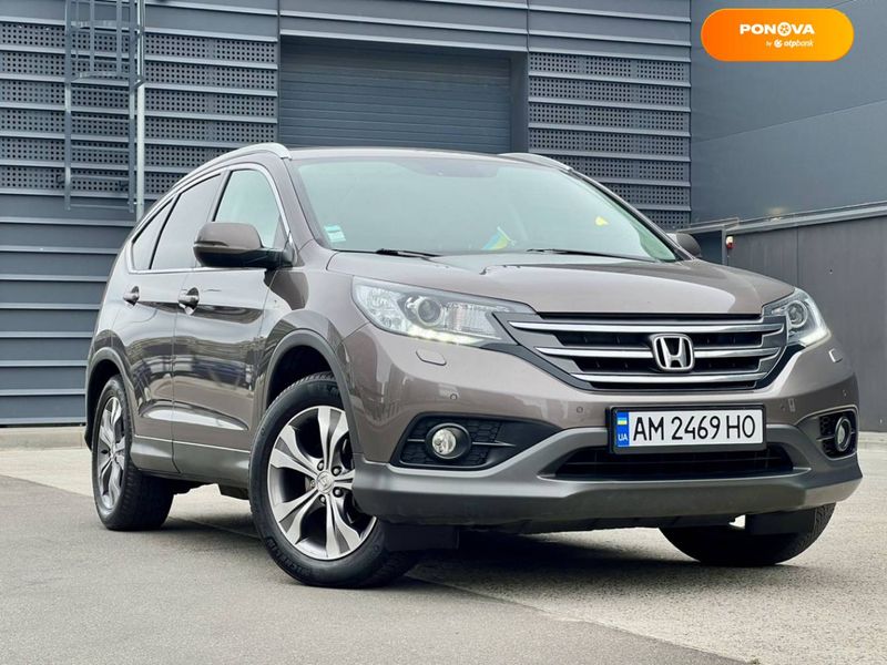 Honda CR-V, 2014, Дизель, 1.6 л., 187 тис. км, Позашляховик / Кросовер, Сірий, Київ 107492 фото