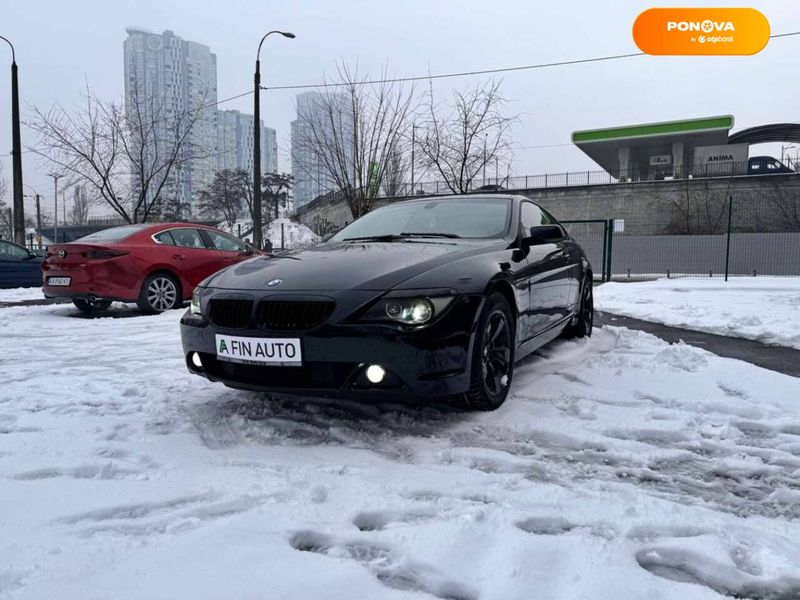 BMW 6 Series, 2006, Бензин, 3 л., 246 тыс. км, Купе, Чорный, Киев 14453 фото