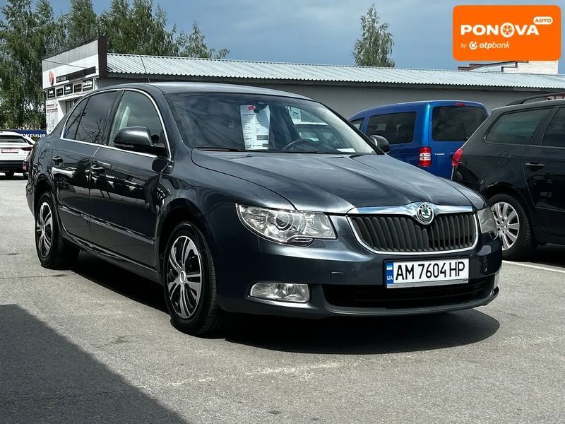 Skoda Superb, 2008 р., Бензин, 207 тис. км, Ліфтбек, Сірий, Житомир AT-10417907 фото