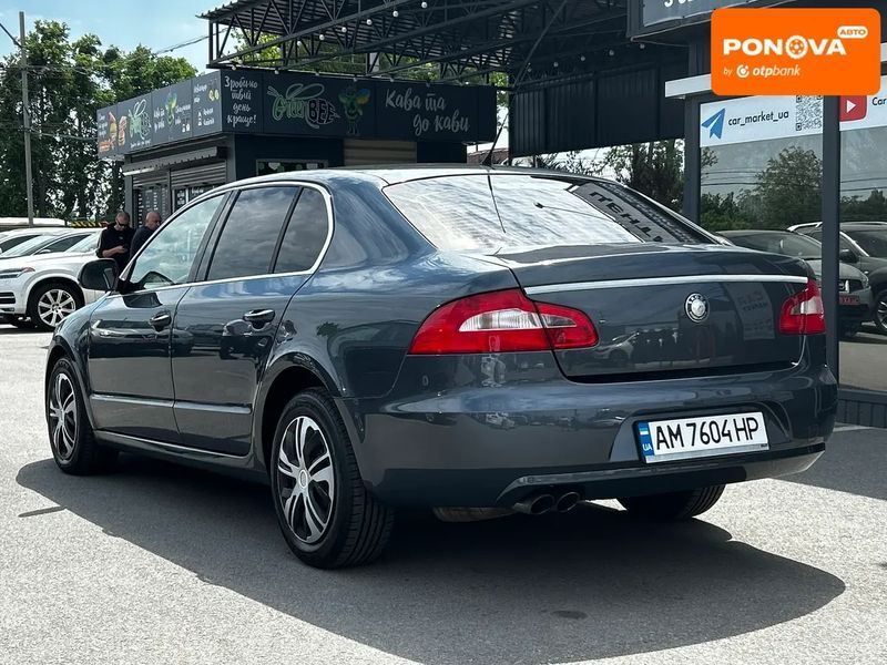 Skoda Superb, 2008 р., Бензин, 207 тис. км, Ліфтбек, Сірий, Житомир AT-10417907 фото