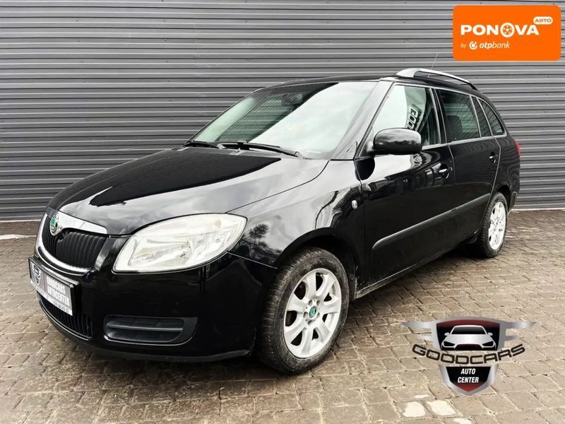 Skoda Fabia, 2009 р., Бензин, 230 тис. км, Універсал, Чорний, Кам'янське (Дніпродзержинськ) AT-10411482 фото
