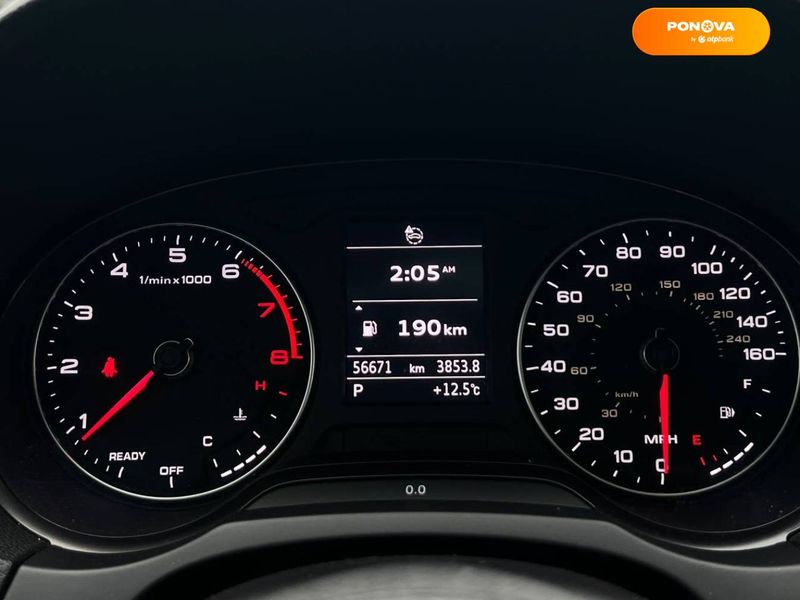 Audi A3, 2018, Бензин, 2 л., 56 тис. км, Седан, Сірий, Львів 22092 фото
