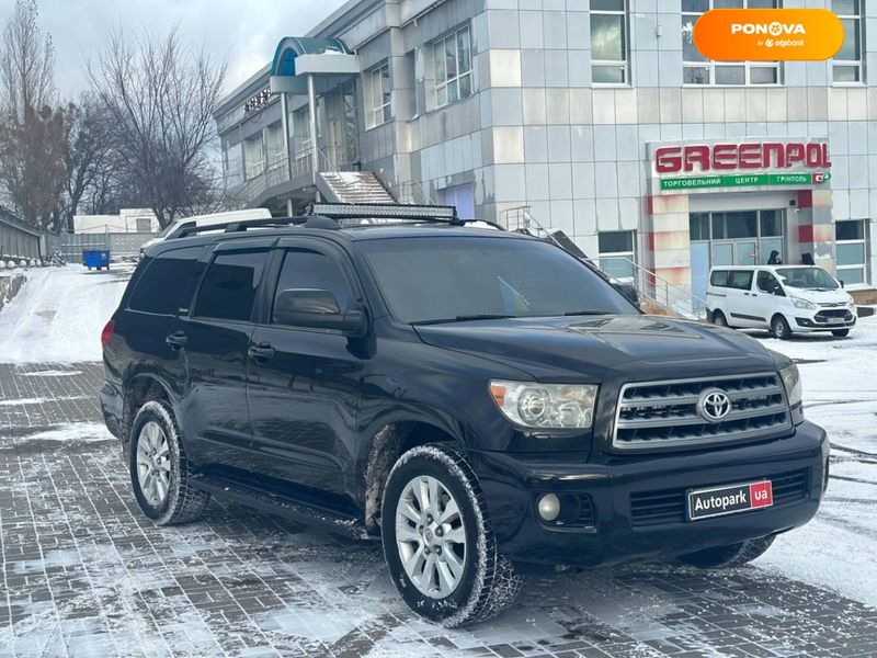 Toyota Sequoia, 2008, Газ пропан-бутан / Бензин, 5.7 л., 328 тис. км, Позашляховик / Кросовер, Чорний, Київ 27234 фото