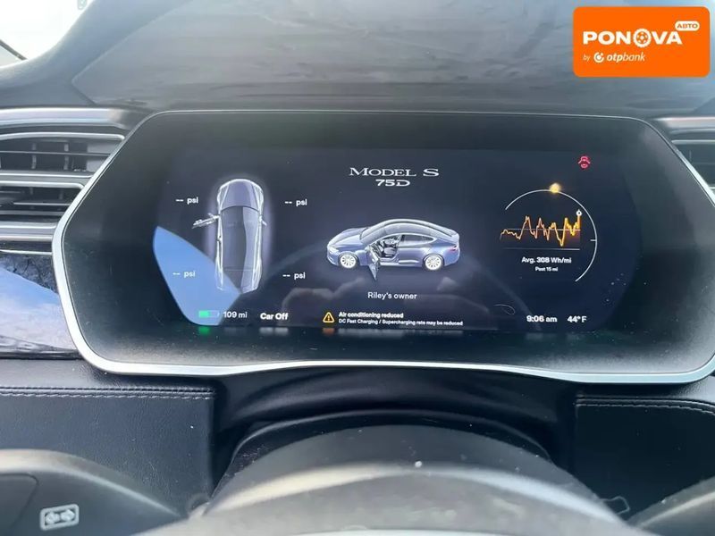 Tesla Model S, 2017 р., Електро, 161 тис. км, Седан, Синій, Луцьк AT-10409398 фото