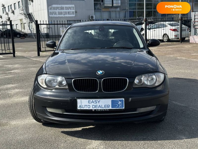 BMW 1 Series, 2008, Дизель, 2 л., 382 тыс. км, Хетчбек, Чорный, Киев 107549 фото