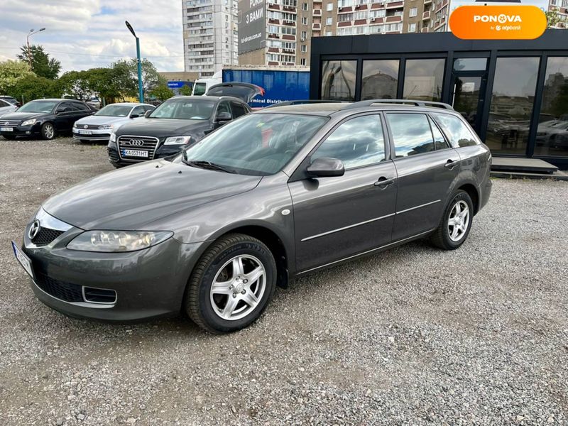 Mazda 6, 2007, Бензин, 2 л., 240 тыс. км, Универсал, Серый, Киев 40346 фото