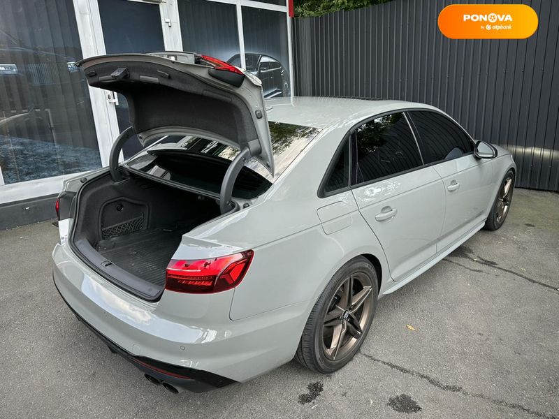 Audi S4, 2019, Бензин, 3 л., 46 тис. км, Седан, Сірий, Київ 108203 фото