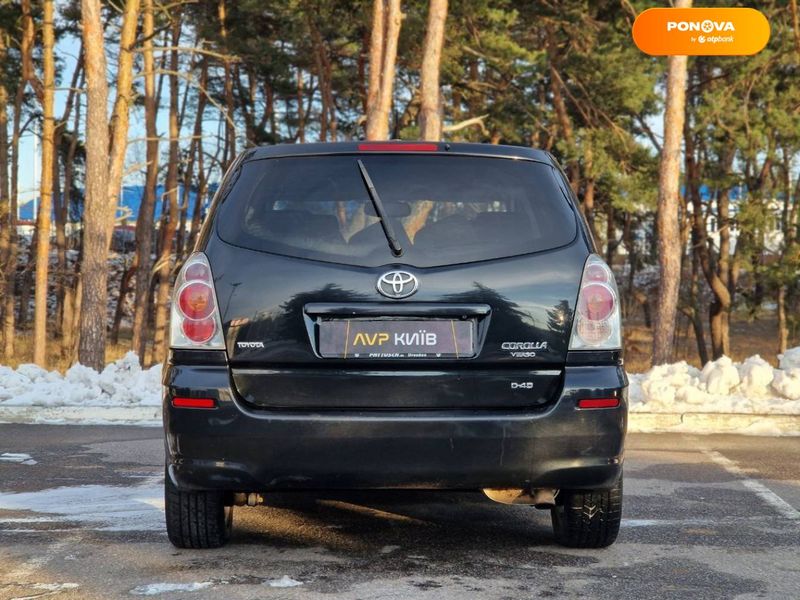 Toyota Corolla Verso, 2006, Дизель, 2.23 л., 308 тыс. км, Минивен, Чорный, Киев 8818 фото