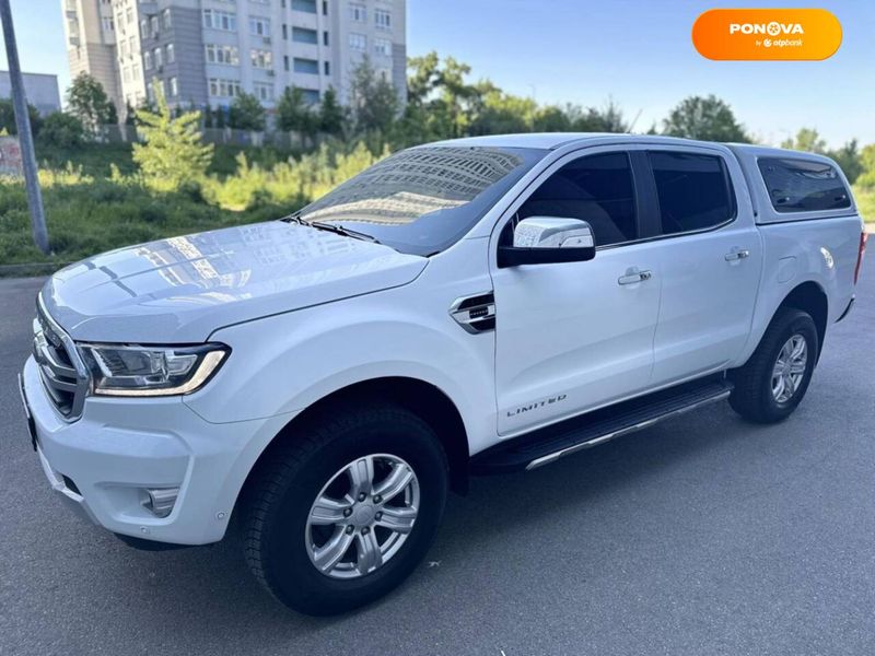 Ford Ranger, 2019, Дизель, 2 л., 98 тис. км, Пікап, Білий, Київ Cars-Pr-63351 фото