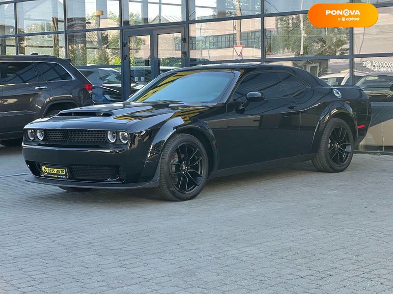 Dodge Challenger, 2018, Бензин, 3.6 л., 100 тыс. км, Купе, Чорный, Ивано Франковск 38877 фото