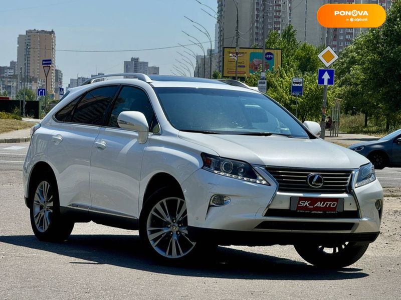 Lexus RX, 2013, Гибрид (HEV), 3.46 л., 145 тыс. км, Внедорожник / Кроссовер, Белый, Киев 110183 фото