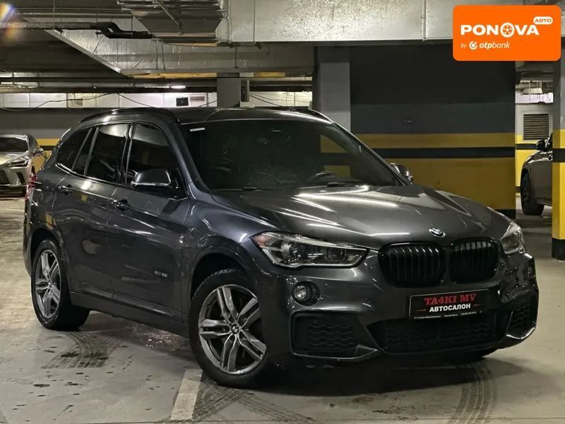 BMW X1, 2016 р., Бензин, 68 тис. км, Позашляховик / Кросовер, Сірий, Дніпро (Дніпропетровськ) AT-10410597 фото