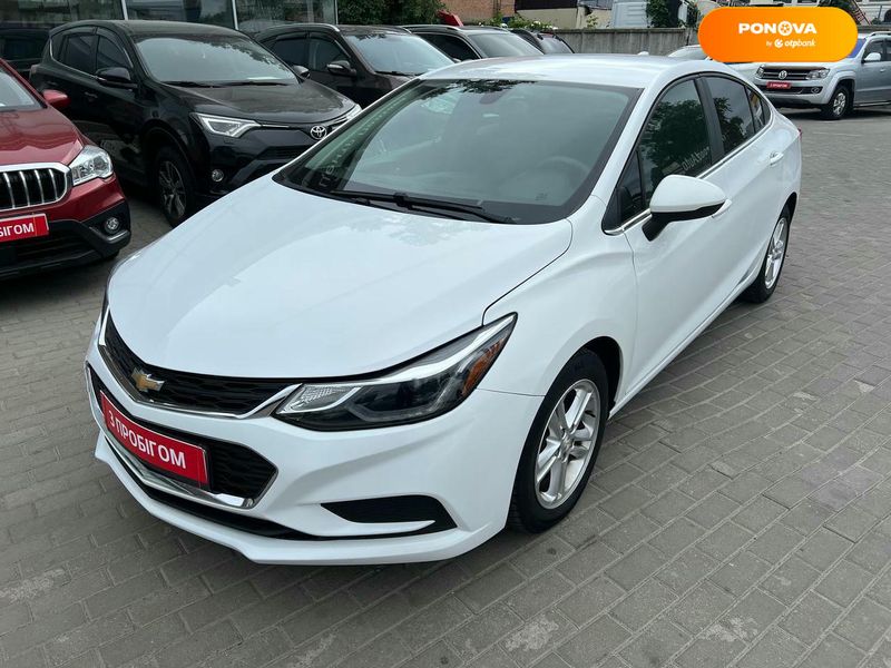 Chevrolet Cruze, 2017, Бензин, 1.4 л., 109 тис. км, Седан, Білий, Полтава 100341 фото