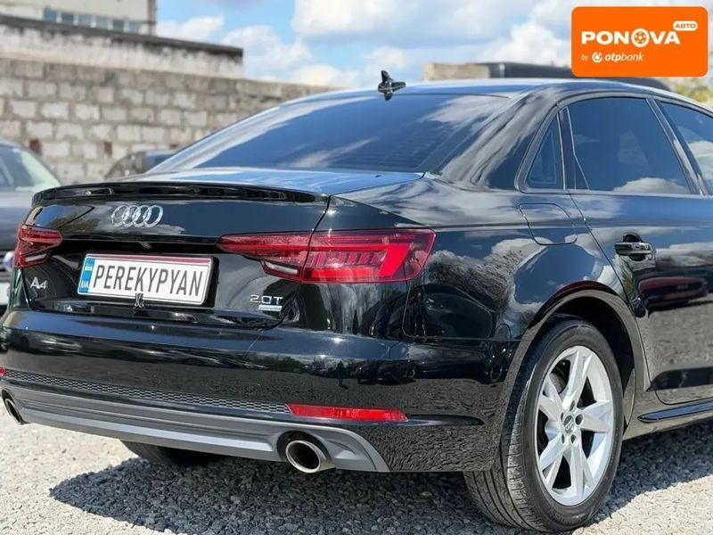 Audi A4, 2017 р., Бензин, 167 тис. км, Седан, Чорний, Дніпро (Дніпропетровськ) AT-10417783 фото