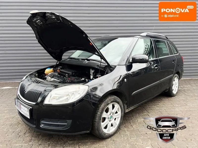 Skoda Fabia, 2009 р., Бензин, 230 тис. км, Універсал, Чорний, Кам'янське (Дніпродзержинськ) AT-10411482 фото