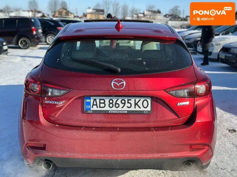 Mazda 3, 2018 р., Бензин, 80 тис. км, Седан, Червоний, Вінниця AT-10409159 фото