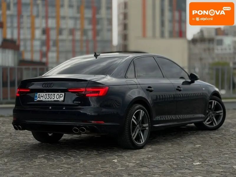 Audi A4, 2017 г., Бензин, 190 тыс. км, Седан, Чорный, Днепр (Днепропетровск) AT-10415443 фото