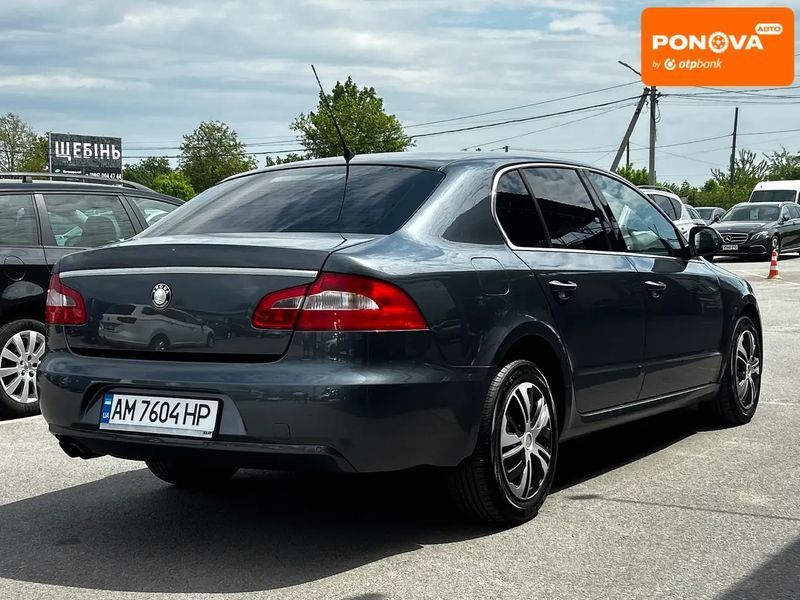 Skoda Superb, 2008 р., Бензин, 207 тис. км, Ліфтбек, Сірий, Житомир AT-10417907 фото