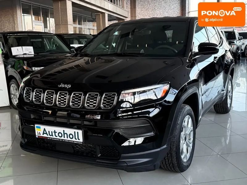 Jeep Compass, 2025 р., Бензин, 16 тис. км, Позашляховик / Кросовер, Чорний, Одеса AT-10415973 фото