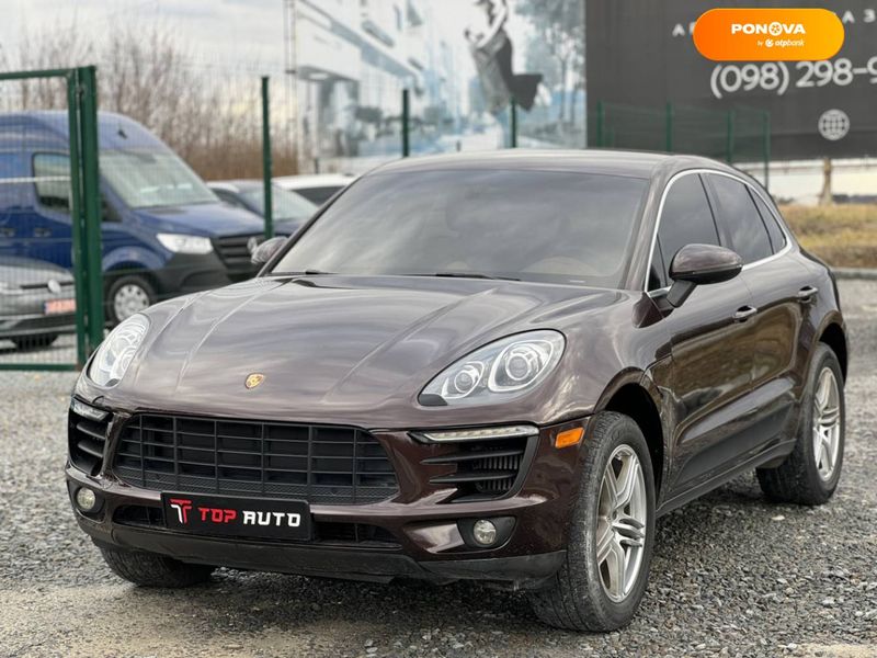 Porsche Macan, 2015, Бензин, 3 л., 206 тис. км, Позашляховик / Кросовер, Коричневий, Львів 99812 фото