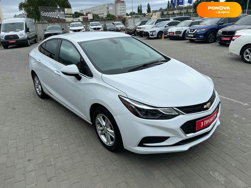 Chevrolet Cruze, 2017, Бензин, 1.4 л., 109 тис. км, Седан, Білий, Полтава 100341 фото