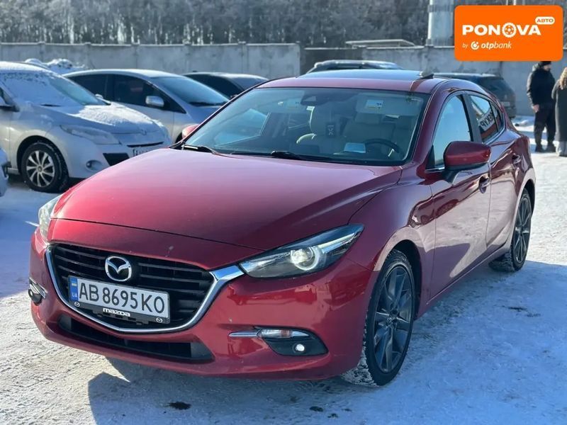Mazda 3, 2018 р., Бензин, 80 тис. км, Седан, Червоний, Вінниця AT-10409159 фото