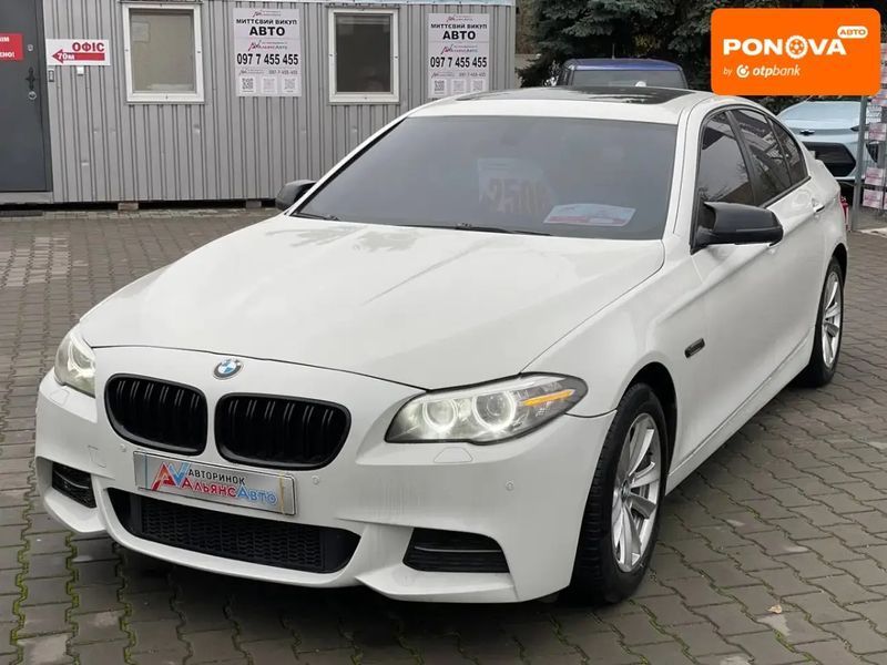 BMW 5 Series, 2013 р., Бензин, 267 тис. км, Седан, Білий, Кривий Ріг AT-10404775 фото