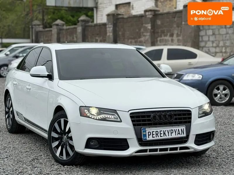 Audi A4, 2008 р., Бензин, 164 тис. км, Седан, Білий, Дніпро (Дніпропетровськ) AT-10417733 фото