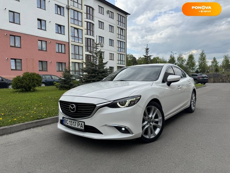 Mazda 6, 2015, Бензин, 2.5 л., 160 тыс. км, Седан, Белый, Ровно Cars-Pr-60300 фото