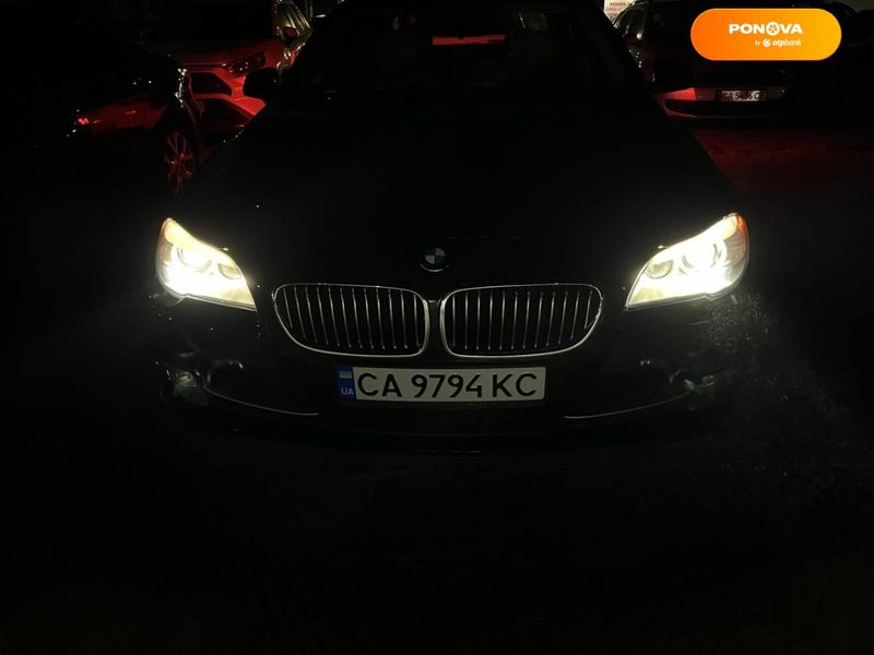 BMW 5 Series, 2013, Бензин, 2 л., 142 тис. км, Седан, Чорний, Черкаси Cars-Pr-68897 фото