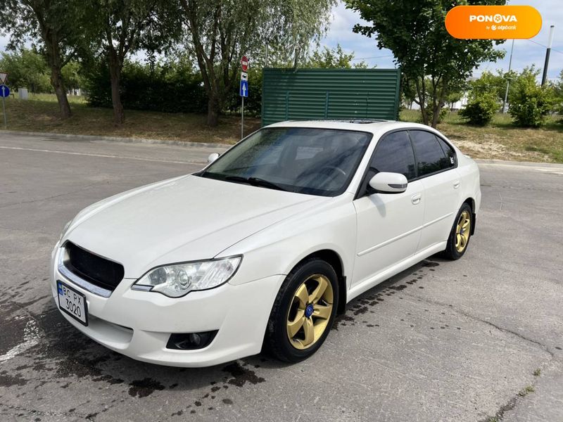 Subaru Legacy, 2008, Газ пропан-бутан / Бензин, 2 л., 282 тыс. км, Седан, Белый, Львов Cars-Pr-63535 фото