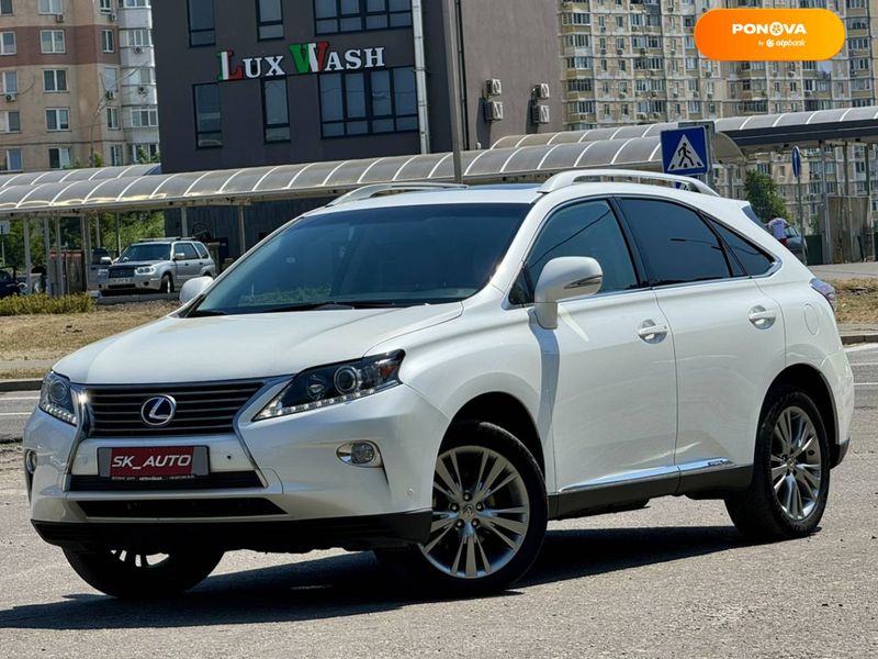 Lexus RX, 2013, Гібрид (HEV), 3.46 л., 145 тис. км, Позашляховик / Кросовер, Білий, Київ 110183 фото