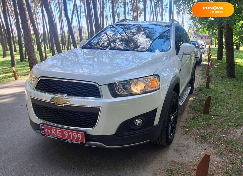 Chevrolet Captiva, 2013, Дизель, 2 л., 172 тис. км, Позашляховик / Кросовер, Білий, Київ Cars-Pr-68660 фото