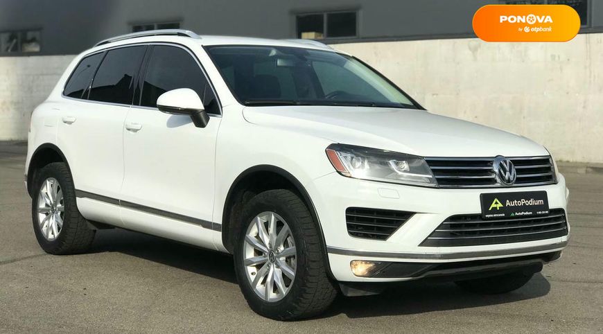 Volkswagen Touareg, 2015, Бензин, 3.6 л., 202 тис. км, Позашляховик / Кросовер, Білий, Київ 109232 фото