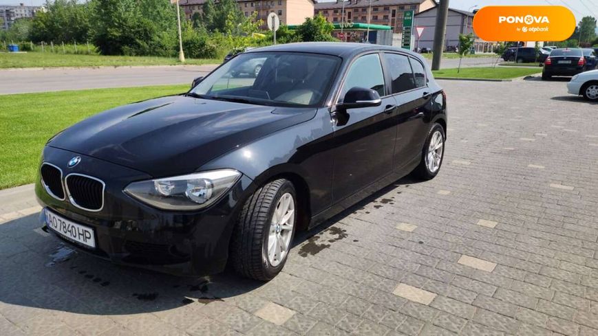 BMW 1 Series, 2013, Дизель, 1.6 л., 200 тис. км, Хетчбек, Чорний, Ужгород Cars-Pr-65801 фото