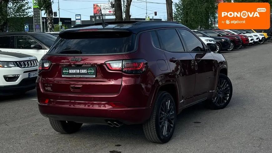 Jeep Compass, 2022 г., Бензин, 121 тыс. км, Внедорожник / Кроссовер, Красный, Полтава AT-10417353 фото