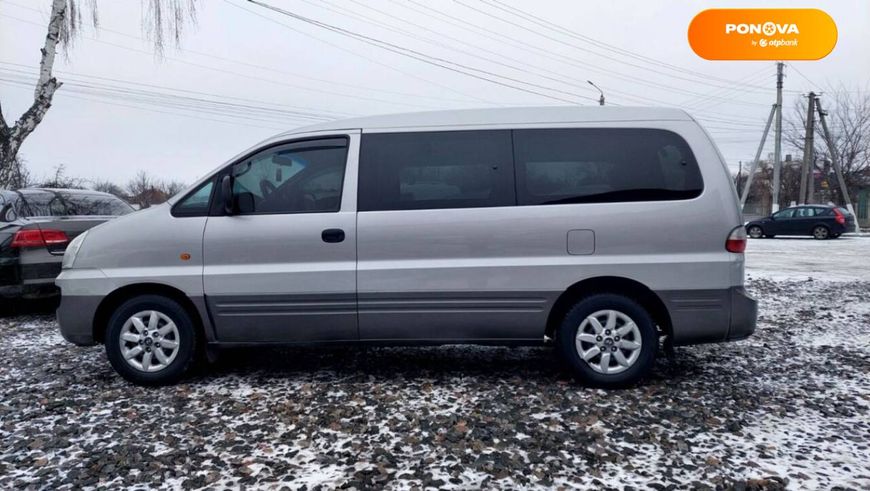 Hyundai H-1, 2006, Газ пропан-бутан / Бензин, 2.4 л., 202 тис. км, Мінівен, Сірий, Сміла 12012 фото