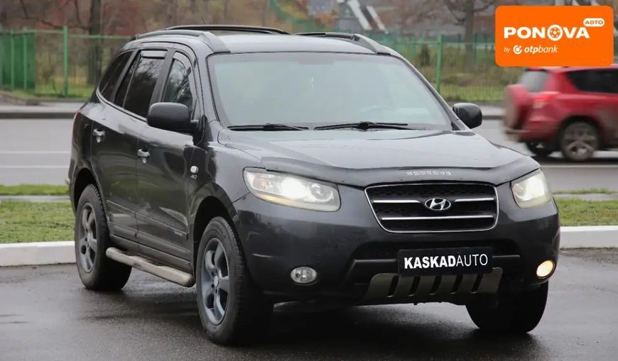 Hyundai Santa FE, 2006 р., Дизель, 245 тис. км, Позашляховик / Кросовер, Чорний, Харків AT-10405567 фото
