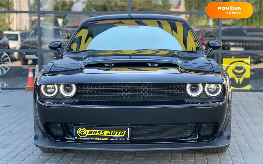 Dodge Challenger, 2018, Бензин, 3.6 л., 100 тыс. км, Купе, Чорный, Ивано Франковск 38877 фото