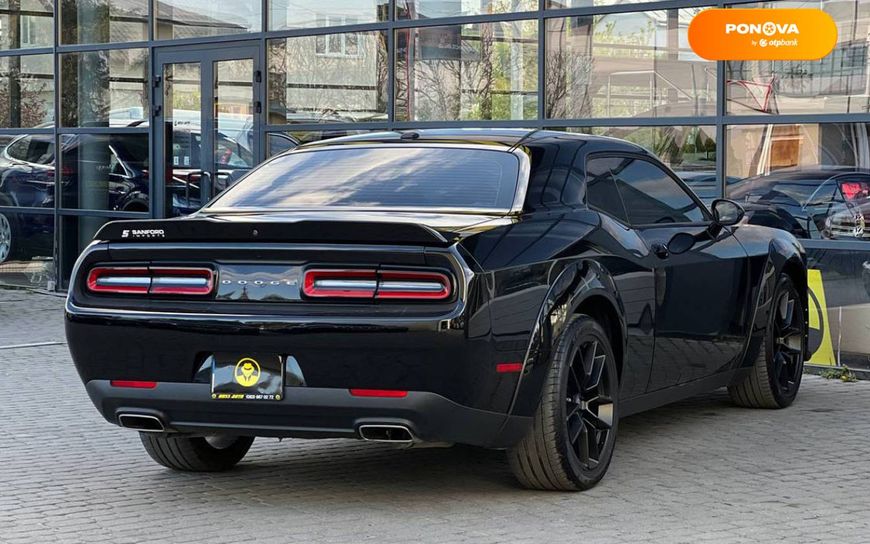 Dodge Challenger, 2018, Бензин, 3.6 л., 100 тис. км, Купе, Чорний, Івано-Франківськ 38877 фото