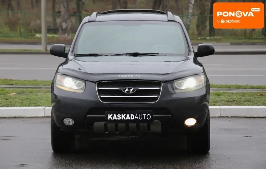 Hyundai Santa FE, 2006 р., Дизель, 245 тис. км, Позашляховик / Кросовер, Чорний, Харків AT-10405567 фото