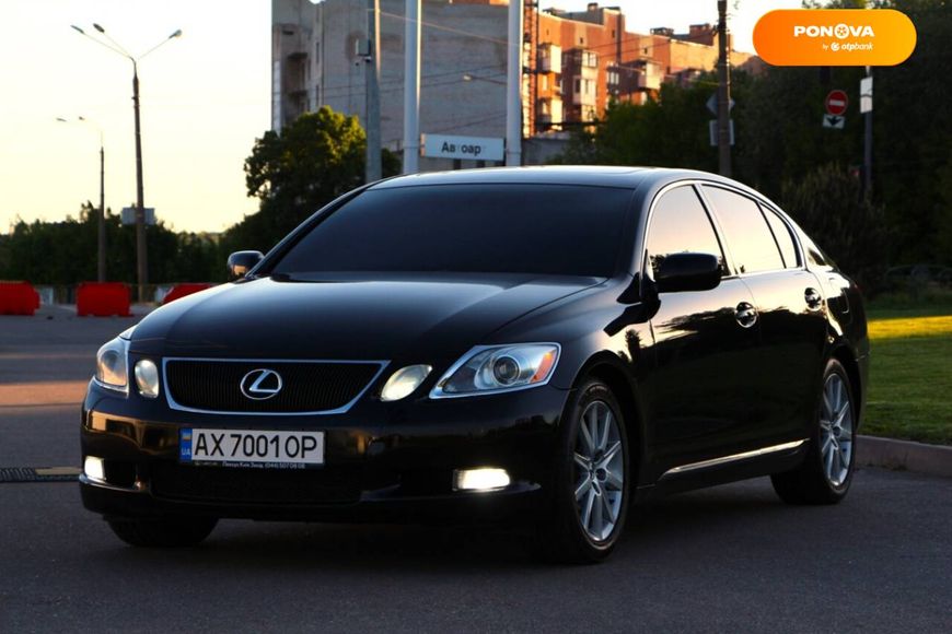 Lexus GS, 2006, Бензин, 3 л., 241 тыс. км, Седан, Чорный, Харьков 47147 фото
