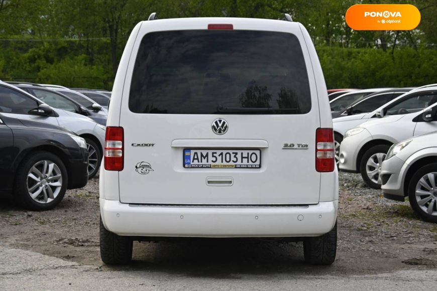 Volkswagen Caddy, 2012, Дизель, 1.97 л., 396 тис. км, Мінівен, Білий, Бердичів 40578 фото