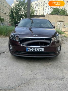 Kia Sedona, 2017, Бензин, 3.3 л., 80 тис. км, Мінівен, Червоний, Харків Cars-Pr-85553 фото