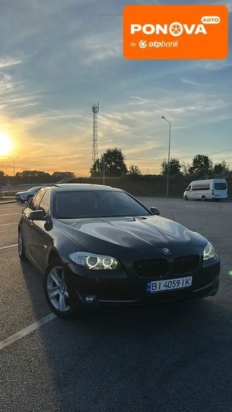 BMW 5 Series, 2011 г., Бензин, 242 тыс. км, Седан, Чорный, Полтава AT-10396332 фото