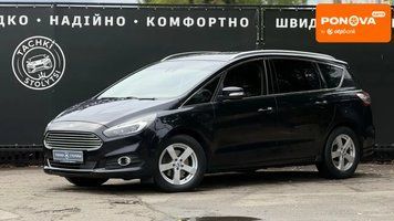 Ford S-Max, 2015 р., Дизель, 219 тис. км, Мінівен, Чорний, Київ AT-10425039 фото