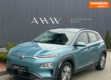 Hyundai Kona Electric, 2020, Електро, 42 тис. км, Позашляховик / Кросовер, Синій, Львів 279506 фото